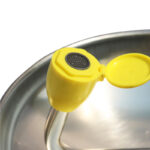 XYEHS F22 Eye Wash Station Wall Mounted Eyewash Station Eye Face Washing Station for First Aid 304 Stainless Steel+Eye Wash Sign, NPT thread - Image 4