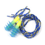 XYEHS FUS30-HP 4 Flanges Noise Canceling Ear Plugs Soft Reusable Silicone Earplugs with Nylon Cord Noise Reduction Earplugs, Sleeping Hearing Protection for Concert, Study, Loud Noise