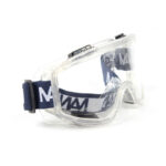 XYEHS FW303-2 Anti-Fog Polycarbonate Safety Goggles with Large Lens, Impact Resistant Eyeglasses, Adjustable Headband, Soft Edge Padding - Image 3