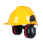 XYEHS H8011 Helmet Mounted Safety Earmuffs, NRR 29dB Noise Reduction, Hearing Protector, Hard Hat Attachment, Ear Protection for Work, Shooting, Hunting