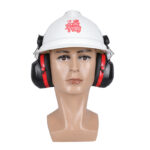 XYEHS H8011 Helmet Mounted Safety Earmuffs, NRR 29dB Noise Reduction, Hearing Protector, Hard Hat Attachment, Ear Protection for Work, Shooting, Hunting - Image 4