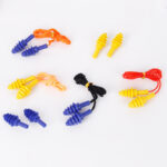 XYEHS HK1115 4 Flanges Soft Reusable Silicone Earplugs with Cord Noise Reduction Ear Plugs, Sleeping Hearing Protection for Concert, Study, Sports - Image 3