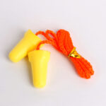 XYEHS HK1105 T-Shape Soft Disposable Polyurethane Foam Earplugs with Cord NRR 26dB Noise Canceling Ear Plugs, Sound Blocking Calmer, Hearing Protection for Sleeping, Shooting - Image 3