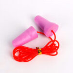 XYEHS HK1105 T-Shape Soft Disposable Polyurethane Foam Earplugs with Cord NRR 26dB Noise Canceling Ear Plugs, Sound Blocking Calmer, Hearing Protection for Sleeping, Shooting - Image 4