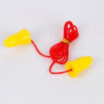 XYEHS HK1109 Bullet-Shape Soft Disposable Polyurethane Foam Earplugs with Cord NRR 29dB Noise Canceling, Sound Blocking Calmer, Hearing Protection for Sleeping, Shooting - Image 3