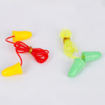 XYEHS HK1109 Bullet-Shape Soft Disposable Polyurethane Foam Earplugs with Cord NRR 29dB Noise Canceling, Sound Blocking Calmer, Hearing Protection for Sleeping, Shooting - Image 2