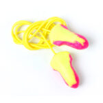 XYEHS LL-30 T-Shape Soft Disposable Polyurethane Foam Earplugs with Cord 35dB Noise Canceling Ear Plugs, Sound Blocking Calmer, Hearing Protection for Sleeping, Work, Shooting