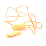 XYEHS LPF-30-O-CH T-Shape Soft Disposable Polyurethane Foam Earplugs with Cord 34dB Noise Canceling Ear Plugs, Sound Blocking Calmer, Hearing Protection for Sleeping, Work, Shooting - Image 2