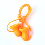 XYEHS QD30 Bell-Shape Noise Canceling Ear Plugs Soft Reusable Silicone Earplugs with Cord Noise Reduction Earplugs, Sleeping Hearing Protection for Concert, Study, Loud Noise