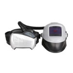 XYEHS SF-900 PAPR Powered Air Purifying Respirator System Auto Darkening Welding Helmet, Full Face Mask Respiratory Protection, 3 Adjustable Air Volume Control - Image 3