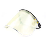 XYEHS TZ 305 Polycarbonate Full Face Shield Protective Clear Visor with Aluminum Bracket Adapter, Heat Resistant, 0.8mm Face Screen Safety Mask with Aluminum Brim