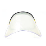 XYEHS TZ 305 Polycarbonate Full Face Shield Protective Clear Visor with Aluminum Bracket Adapter, Heat Resistant, 0.8mm Face Screen Safety Mask with Aluminum Brim - Image 3