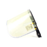 XYEHS TZ 305 Polycarbonate Full Face Shield Protective Clear Visor with Aluminum Bracket Adapter, Heat Resistant, 0.8mm Face Screen Safety Mask with Aluminum Brim - Image 2