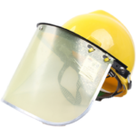 XYEHS TZ 305 Polycarbonate Full Face Shield Protective Clear Visor with Aluminum Bracket Adapter, Heat Resistant, 0.8mm Face Screen Safety Mask with Aluminum Brim - Image 5