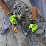 XYEHS 0523 Impact Resistant Mechanical Gloves with Silicone Coating Palm, TPR Knuckle & Fingers, Reinforced Thumb Crotch, Abrasion Resistant - Image 4