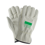 XYEHS 0537 100% Genuine Cowhide Durable Safety Work Gloves, Safety Cuff, Breathable & Comfortable, Soft Grip, Abrasion Resistant - Image 3