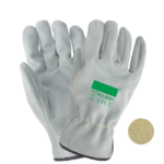 XYEHS 0541 100% Cowhide F Level Cut Resistant Safety Work Gloves with Aramid Inner, Safety Cuff, Breathable & Comfortable, Abrasion Resistant