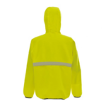 XYEHS G739 High Visibility Lightweight Safety Jacket Sun Protection Shirt Hooded Running Coat for Outdoor Work & Sports - Image 2