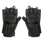 XYEHS A1 Half/Full Finger Electric Tactical Safety Gloves, Arrest Self-Defense Rescue Gloves, Military Combat Exercise Gloves, Traffic Control Command Gloves - Image 3