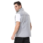 XYEHS A233 Winter Thermal Casual Work Vest with Cotton Inner, Cold & Wind Proof, Abrasion & Wear Resistant for Outdoor Work, Cycling, Running - Image 3