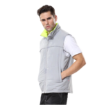 XYEHS A233 Winter Thermal Casual Work Vest with Cotton Inner, Cold & Wind Proof, Abrasion & Wear Resistant for Outdoor Work, Cycling, Running - Image 4