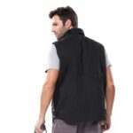 XYEHS A234 Winter Thermal Casual Work Vest with Cotton Inner & Pockets, Cold & Wind Proof, Abrasion & Wear Resistant for Outdoor Work, Cycling, Running - Image 5