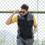 XYEHS A234 Winter Thermal Casual Work Vest with Cotton Inner & Pockets, Cold & Wind Proof, Abrasion & Wear Resistant for Outdoor Work, Cycling, Running - Image 2