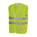 XYEHS A594 High Visibility Safety Vest with 2 Reflective Strips, Breathable Mesh for Traffic Work, Running, Surveyor, Security Guard, Construction