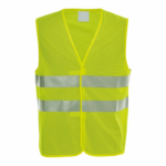XYEHS A594 High Visibility Safety Vest with 2 Reflective Strips, Breathable Mesh for Traffic Work, Running, Surveyor, Security Guard, Construction - Image 2