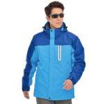 XYEHS B410 3 in 1 Mountain Ski Waterproof Winter Jacket, Windbreaker & Detachable Fleece Inner, Windproof Warm Snow Hooded Rain Coat for Outdoor Hiking - Image 3
