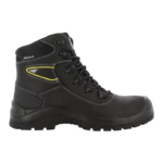 XYEHS BASALT S3 Mid-Top Synthetic Nubuck Work Boots Safety Shoes with Composite Toe Cap, Rubber Outsole, Anti-Puncture Textile, Membrane Lining, Impact & Water Resistant