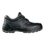XYEHS BESTRUN S3 Leather Low Profile Safety Boots Work Shoes with Steel Toe Cap & Midsole, PU Outsole, Mesh Lining, Oil & Fuel Proof, Impact & Puncture Resistant