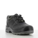 XYEHS BESTRUN S3 Leather Low Profile Safety Boots Work Shoes with Steel Toe Cap & Midsole, PU Outsole, Mesh Lining, Oil & Fuel Proof, Impact & Puncture Resistant - Image 2