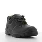 XYEHS BESTRUN231 S3 Leather Low Profile Safety Work Shoes with Steel Toe Cap & Midsole, PU Outsole, Mesh Lining, Water, Impact & Puncture Resistant, Anti-Static - Image 2