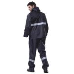 XYEHS D040 High Visibility Rain Suits & Reflective Strips, Waterproof Work Rain Coat Rain Gear Jacket & Pants Rainwear for Construction, Outdoor Work, Traffic - Image 2