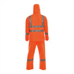 XYEHS D763 Men & Women High Visibility Rain Suits with Reflective Strips & Clear Brim, Waterproof Work Rain Coat Rain Gear Jacket & Pants Rainwear for Construction, Traffic - Image 8