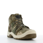 XYEHS DESERT S1P Cotton Mid Top Safety Work Shoes with Steel Toe Cap & Midsole, PU Outsole, Cotton Lining, Water, Impact & Puncture Resistant, Anti-Static - Image 2