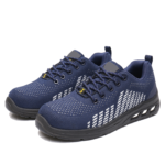 XYEHS FITZ S1P Low Profile Breathable Safety Work Shoes with Steel Toe Cap & Midsole, PU Outsole, 3D Mesh Lining, Impact & Puncture Resistant, Lightweight Footwear - Image 3