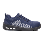 XYEHS FITZ S1P Low Profile Breathable Safety Work Shoes with Steel Toe Cap & Midsole, PU Outsole, 3D Mesh Lining, Impact & Puncture Resistant, Lightweight Footwear