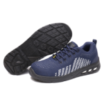 XYEHS FITZ S1P Low Profile Breathable Safety Work Shoes with Steel Toe Cap & Midsole, PU Outsole, 3D Mesh Lining, Impact & Puncture Resistant, Lightweight Footwear - Image 2