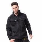 XYEHS G476 Durale Work Jacket Coat with Pockets & Zipper Closure, Abrasion Resistant for Construction, Outdoor Work & Sports - Image 4