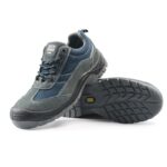 XYEHS GOBI S1P Suede Leather Low Profile Safety Work Shoes with Steel Toe Cap & Midsole, PU Outsole, Mesh Lining, Reflective Strip Impact & Puncture Resistant - Image 2