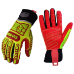 XYEHS Customizable High-Vis 5 Level Cut Resistant Safety Work Gloves Impact Resistant Waterproof Windproof Oilproof Gloves Hand Protection - Image 3