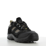 XYEHS JUMPER31 S3 Suede Leather Low Profile Safety Work Shoes with Composite Toe Cap, PU Outsole, Anti-Puncture Textile, Mesh Lining, Impact Resistant, Great Grip - Image 2