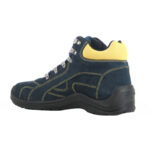 XYEHS Orion S1P Suede Leather Mid Top Safety Work Shoes with Steel Toe Cap & Midsole, PU Outsole, Mesh Lining, Impact & Puncture Resistant - Image 3