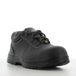 XYEHS RENA S3 Leather Low Profile Safety Work Shoes with Steel Toe Cap & Midsole, Rubber Outsole, Mesh Lining, Water, Impact & Puncture Resistant - Image 2