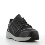 XYEHS ROCKET81 S1P Low Profile Nubuck Leather Safety Work Shoes with Composite Toe Cap, Anti-puncture Textile Midsole, Mesh Lining, Impact & Heat Resistant - Image 2