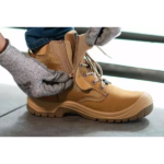 XYEHS RUSH S3 Breathable  Leather Mid Top Safety Work Shoes with Steel Toe Cap & Midsole, PU Outsole, Mesh Lining, Water, Impact & Puncture Resistant, Anti-Static - Image 3