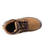 XYEHS RUSH S3 Breathable  Leather Mid Top Safety Work Shoes with Steel Toe Cap & Midsole, PU Outsole, Mesh Lining, Water, Impact & Puncture Resistant, Anti-Static - Image 5