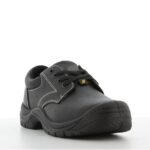 XYEHS SAFETYRUN S1P Leather Low Profile Safety Work Shoes with Steel Toe Cap & Midsole, PU Outsole, Mesh Lining, Impact & Puncture Resistant - Image 2